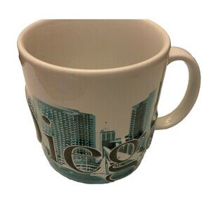 AMERICANWARE Jumbo Embossed Collectible City Mug 2007 SAN DIEGO, CALIFORNIA 18oz